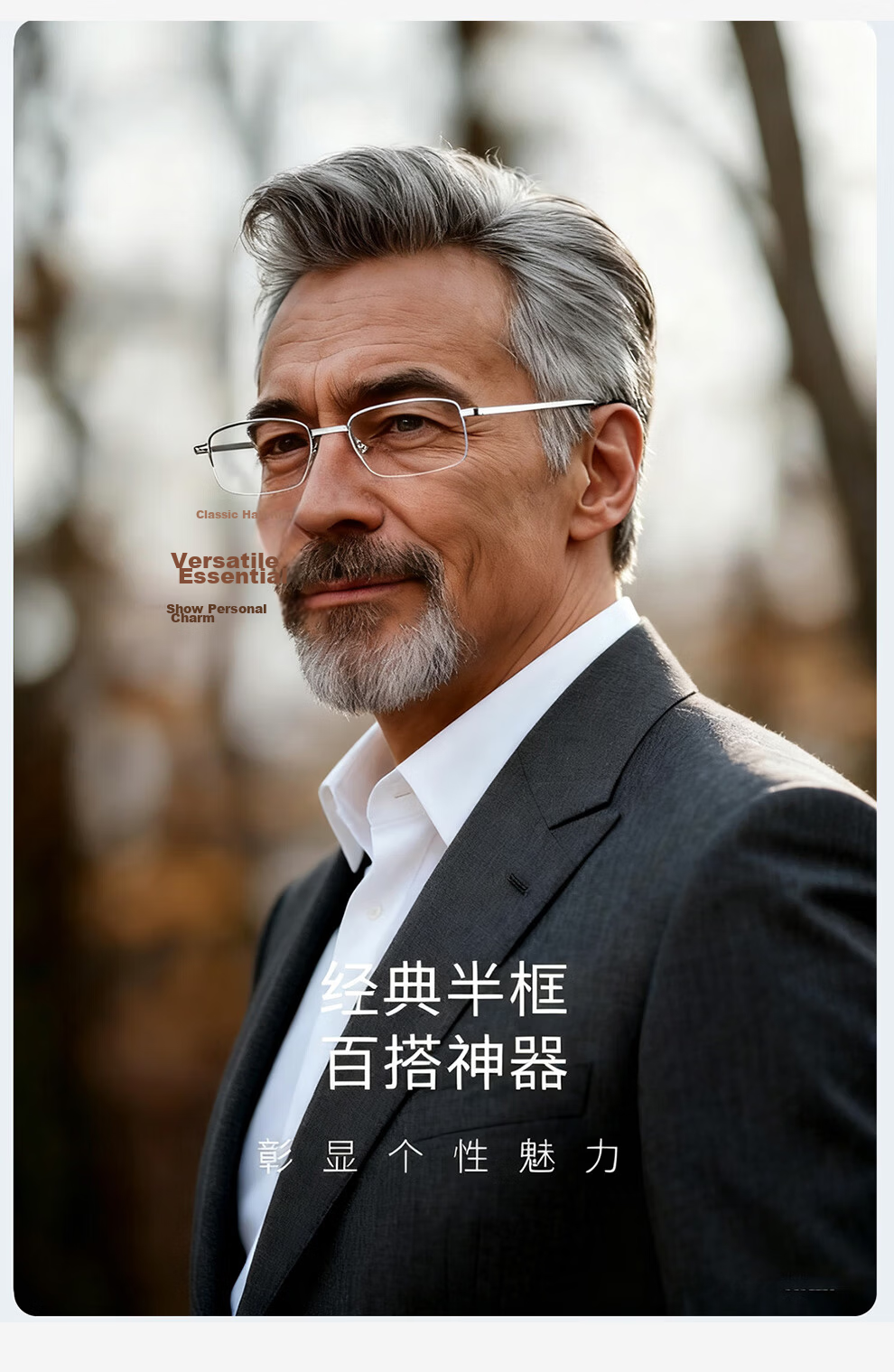 BoshiZhe Folding Reading Glasses for Men and Women, Official Genuine High-Definition, Silver, +4.00 Diopter, Model 8020 3