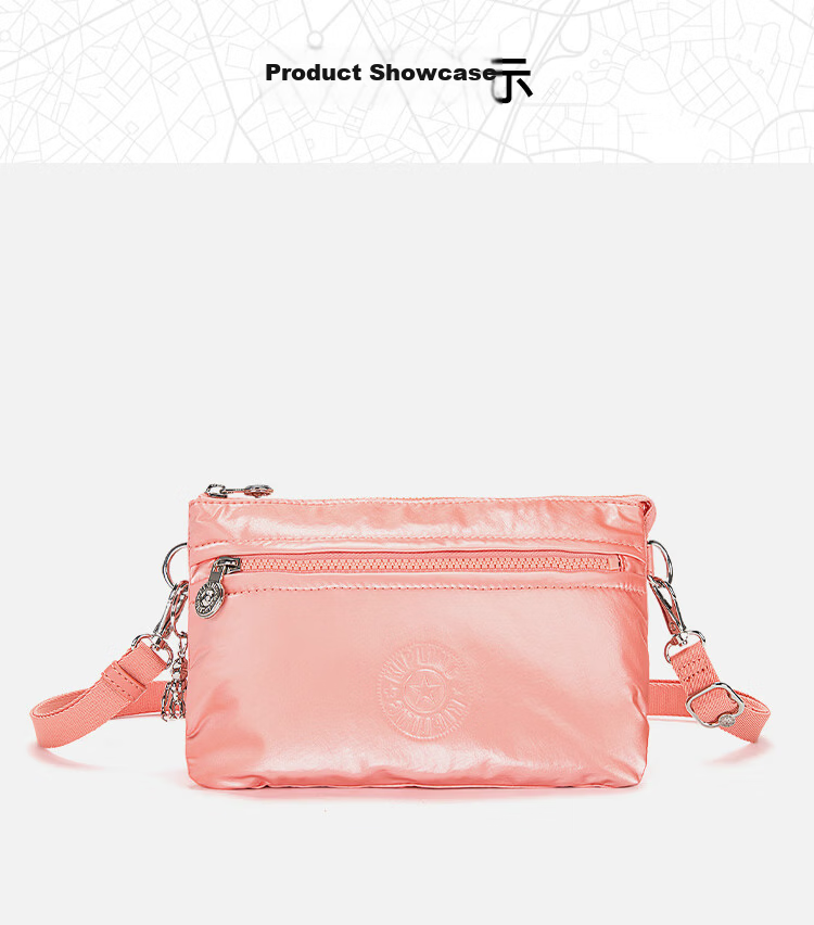 Kaipulin RIRI Glamorous Orange Pink Women's Shoulder Bag Birthday Gift Crossbody Bag 5