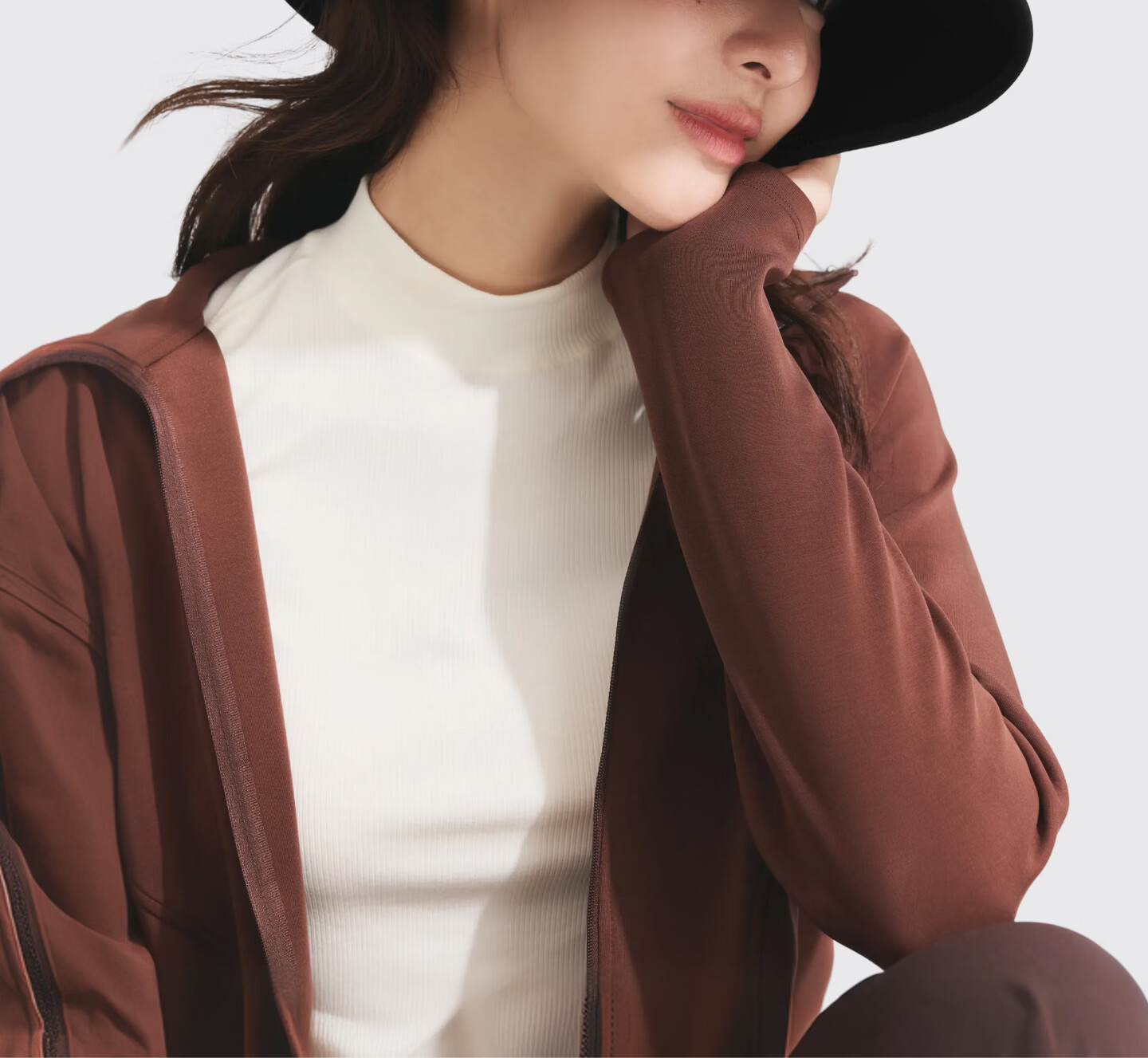 Beneunder Women's Fisherman Sun Hat Outdoor Sunshade Hat Spring Summer Windproof Wide Brim Face Slimming WR013 17