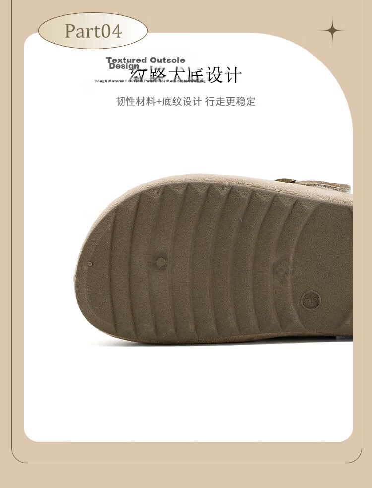 La Chapelle Women's Birkenstock Style Summer Hollow Breathable Soft Sole Retro Outdoor Open Toe Slippers XZX798 Camel 38 11