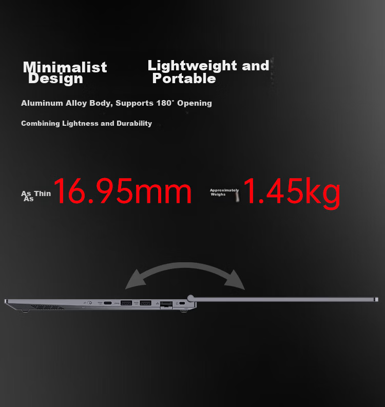 Lenovo Zongwei CF4720J-63f Domestic Xinchuang Laptop Feiteng D3000M/16GB/512GB Domestic/Integrated Graphics/FHD/65W Kirin V10 Trial Version 5