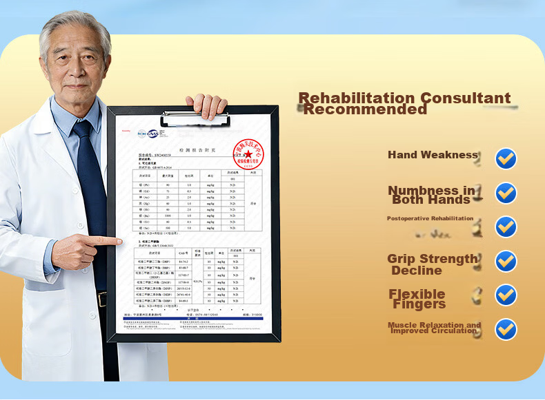 LI-NING Grip Strength Ball Rehabilitation Trainer Elderly Hand Grip Exerciser Professional Finger Stroke Hemiplegia Hand Strength Grip Ring 2
