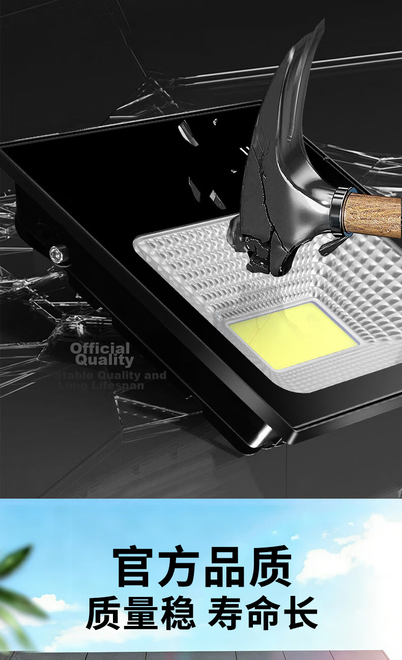Thermarest LED Floodlight Outdoor Lighting Super Bright Spotlight Worksite Stadium Portable Wired 220V Plug-in Work Light 6