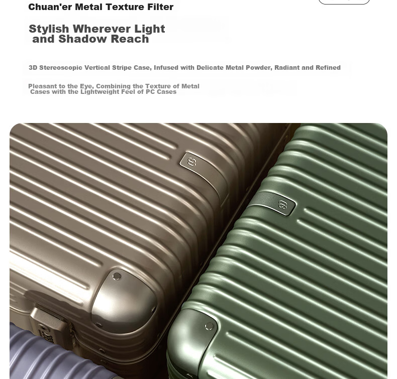 90 Points 20-Inch Aluminum Frame MAX Luggage 2026 New Travel Suitcase Trolley Carry-On Password Lock Soft Matte Purple 35