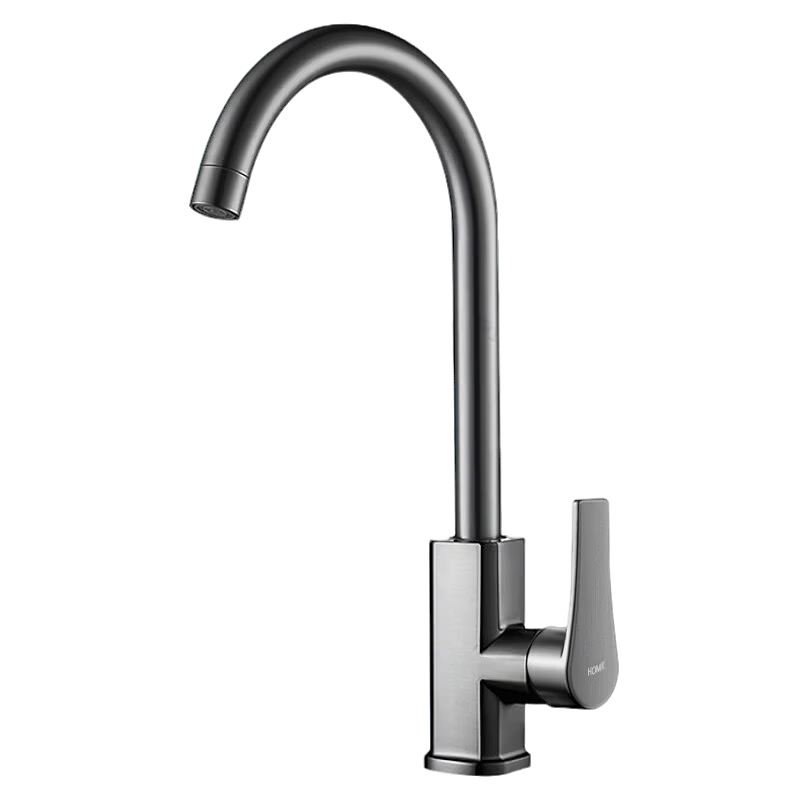 HOMK Seiko Splash-Proof Kitchen Sink Faucet 2-in-1 Rotatable Hot and Cold Water Mixer Tap