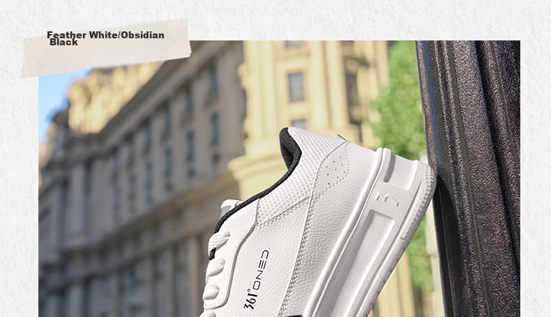 361° Qinghe 2.0 Men's Sneakers Sports Shoes Spring Summer Casual Thick Sole White Shoes 672616610-1 35