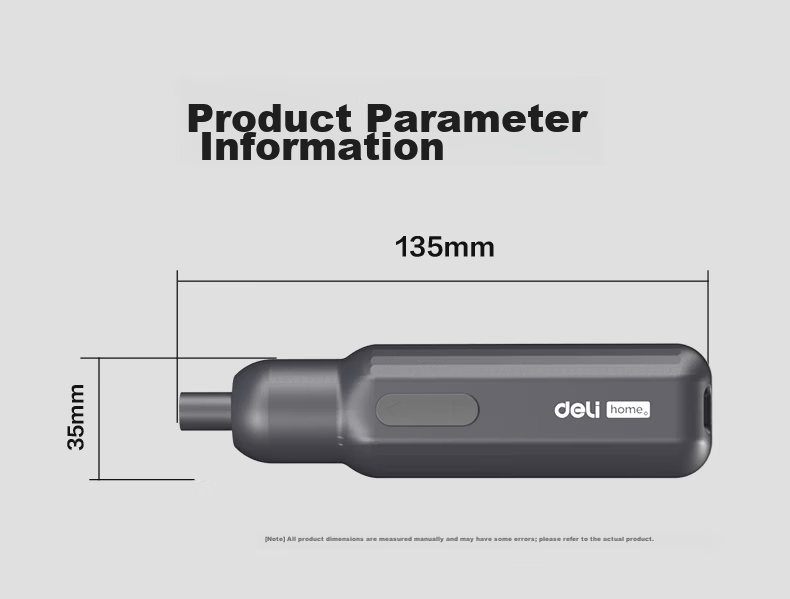 Deli Electric Screwdriver Household Dual-Mode Precision Manual Screwdriver Set with 32 Accessories for Appliances and Furniture 23