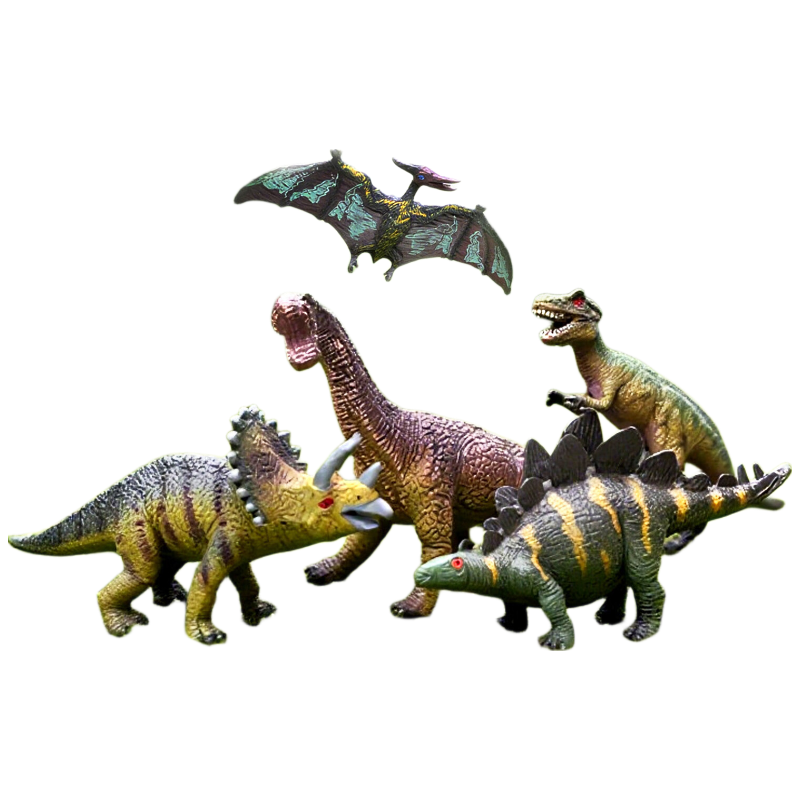 Bameika Medium-Sized Set, 1 Large Solid Dinosaur Collectible Model Toy, Realistic Jurassic Animal, Boys' Holiday Gift