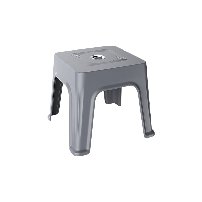 Guangduola Small Stool, Home Bathroom Shower Bench, Quiet Thickened Non-Slip Low Stool, Small Bench, Plastic Stool, Toilet Seat