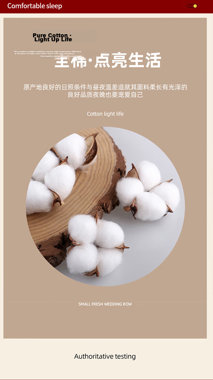 Muji Workshop Cotton Soybean Pillow Core Neck Protection Hotel Pillow Adult High Pillow 5