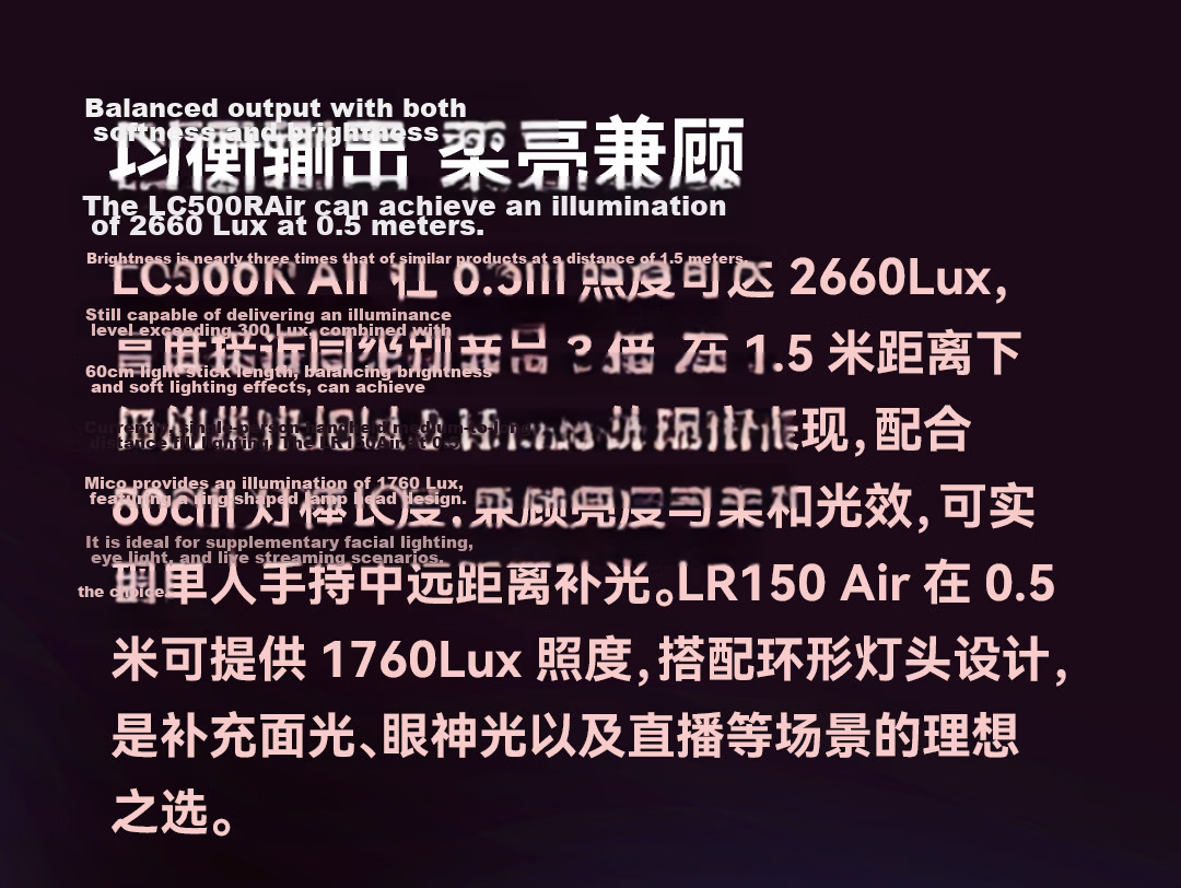 Godox LR150 Air Bicolor Inflatable Ring Light LED Fill Light Slim Portable Desktop Live Streaming Photography Wedding Soft Continuous Light Official Standard Edition 3