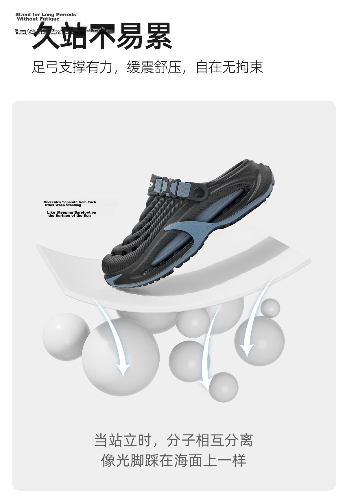 Runrou Surgical Room Men's Slippers Summer 2026 New Anti-Slip Outdoor Odor-Resistant Medical Clogs 7