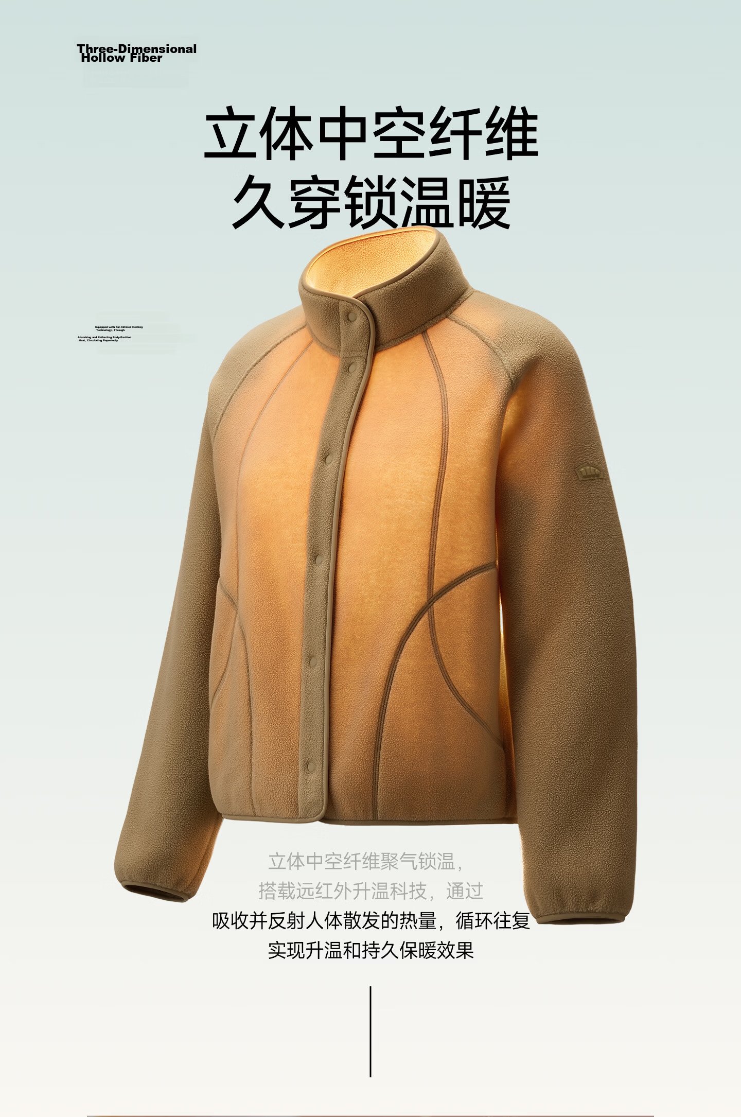 Beneunder Women's Fleece Jacket, Early Autumn New Style, Sherpa Casual Fleece Inner Layer, Outdoor Windproof Thin Jacket PM028 5