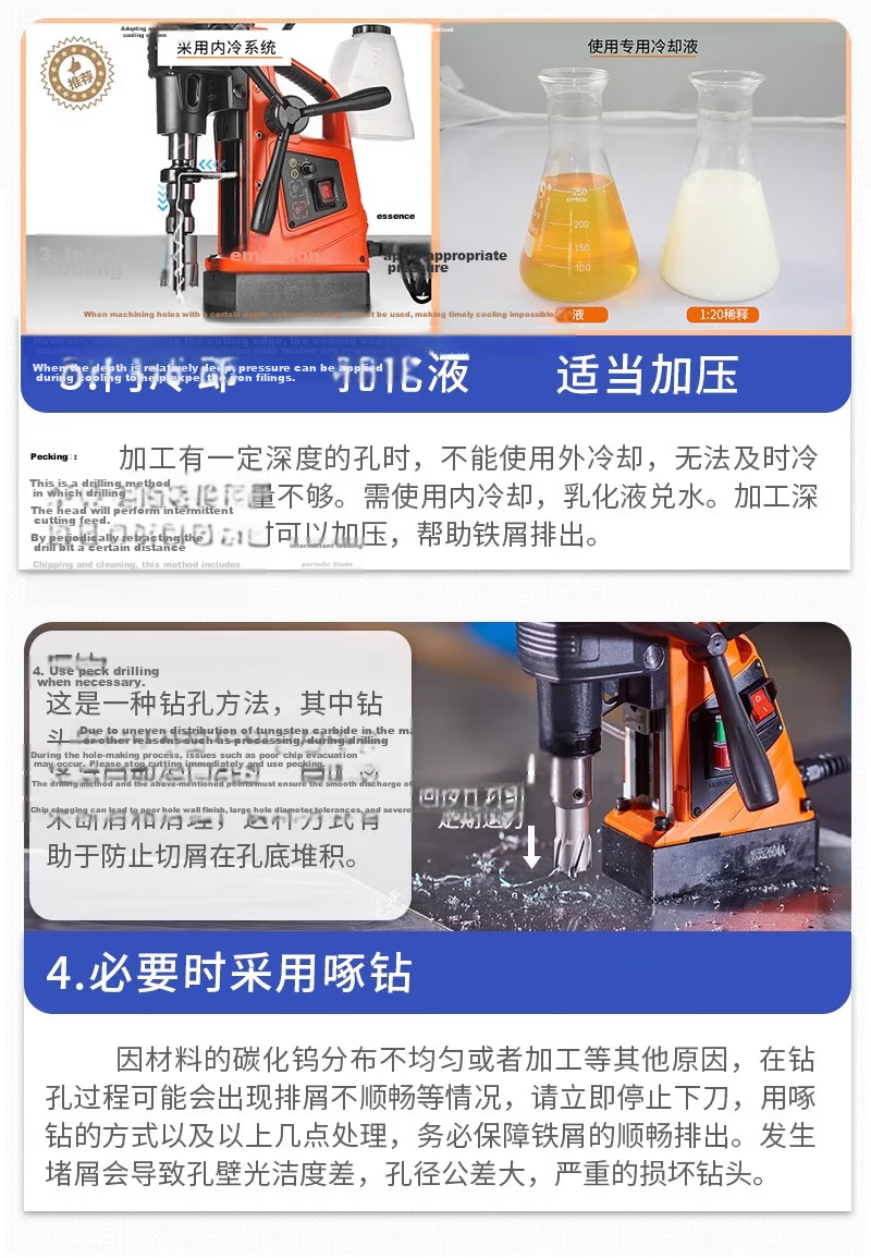 Ronix Carbide Hollow Drill Bit 50mm Depth Steel Plate Core Drill Φ18*50 Diameter*Drilling Depth 6