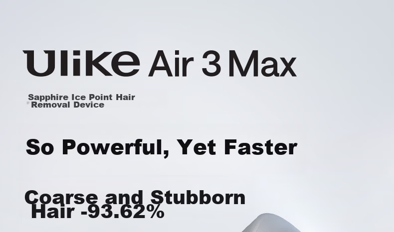 Ulike Sapphire Ice Point Hair Removal Device Air3 Max for Men and Women Body Hair Removal Home Use Air MAX 1