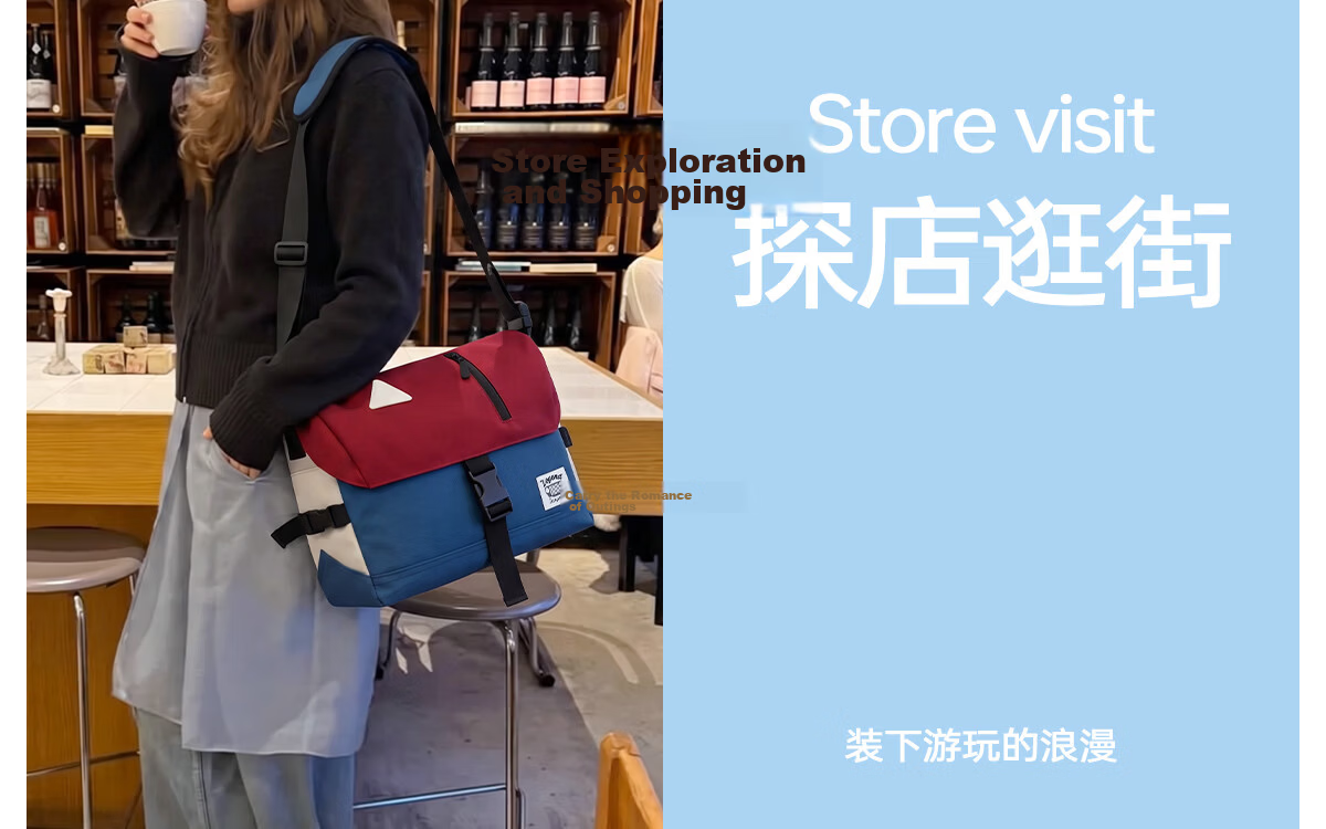 JEEP SPIRIT Outdoor Women's Shoulder Bag 2026 New Trendy Casual Men's Cycling Crossbody Bag Large Capacity Student Bag 30