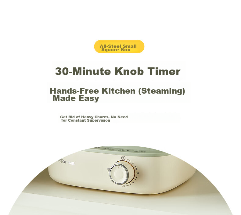 Bear Egg Cooker, Steamer, Automatic Power-Off Multifunctional All-In Breakfast Machine, Stainless Steel Egg Cooking And Steaming Device ZDQ-E12R2 9