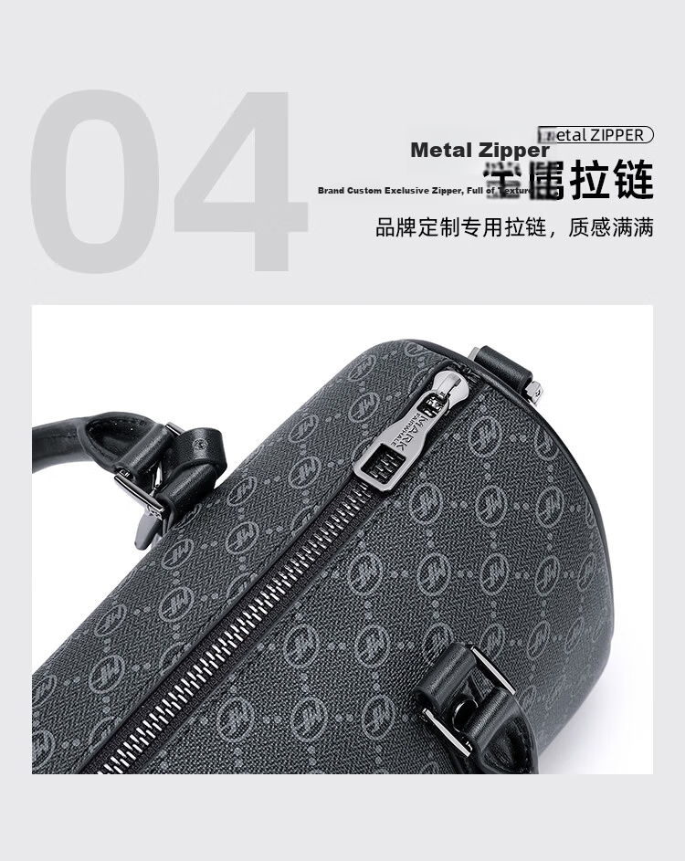 Mark Fairwhale Men's Shoulder Crossbody Bag Large Capacity Handheld Commuter Business Gym Travel Simple Printed Backpack 13