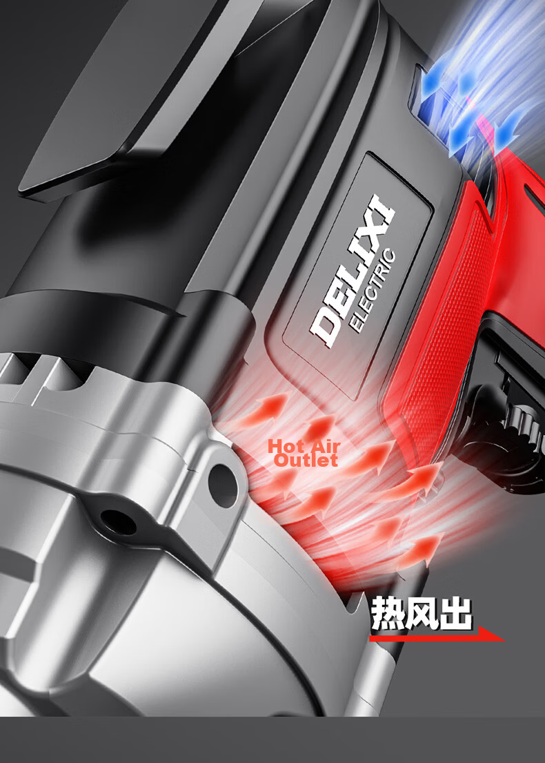 Delixi Electric Hand Drill AC 220V Household Small Wall Drilling Concrete Electric Screwdriver Handheld Drill 550W 16