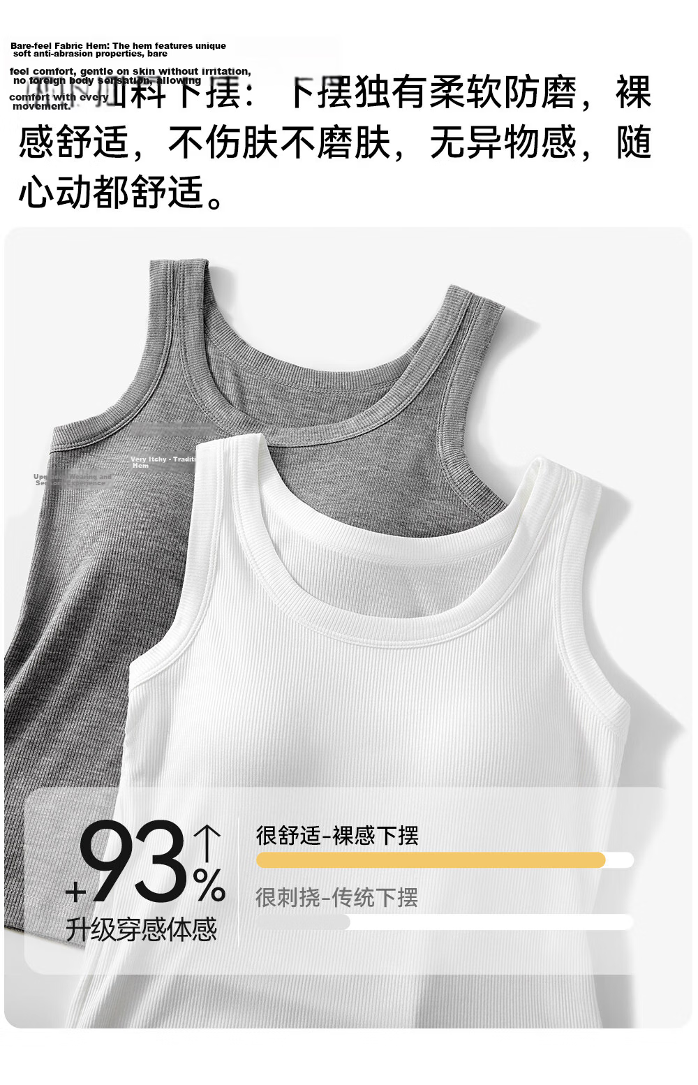 GUJIN Women's Padded Camisole Sports Bra Integrated Long Summer Outerwear Tank Top 7
