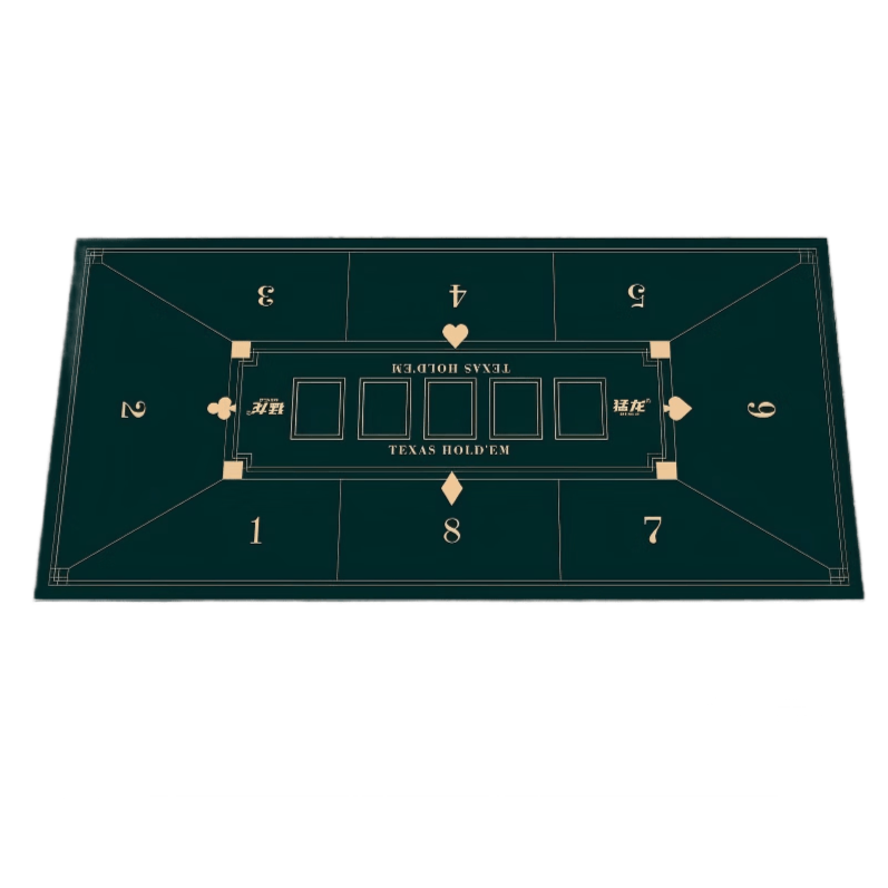 Raptor Texas Hold'em Poker Table Mat Non-Slip Thickened Silent Rubber Table Pad 120cm*60cm