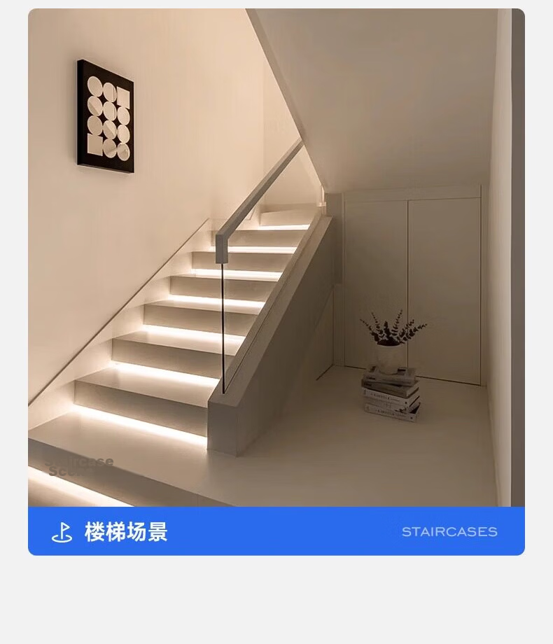 AOC COB LED Strip Light 24V Low Voltage Linear Light for Living Room Ceiling Recessed 10m 3000K Flicker-Free 18