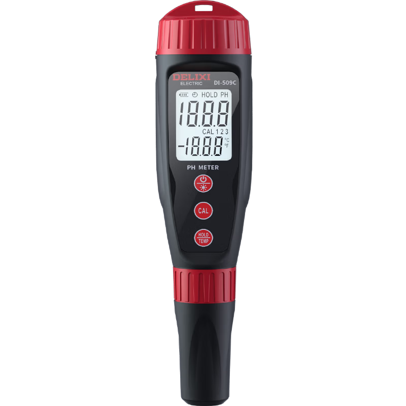 Delixi Electric Acid-Base Water Quality Tester Digital High-Precision PH Meter DI-509C