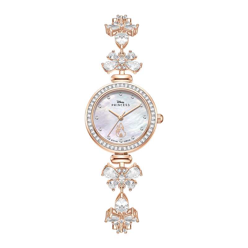 Disney Butterfly Watch, Women's Small Fortune Butterfly Full Diamond Bracelet Watch, Small Dial, Birthday, March 8th Festival, New Year Gift for Girlfriend