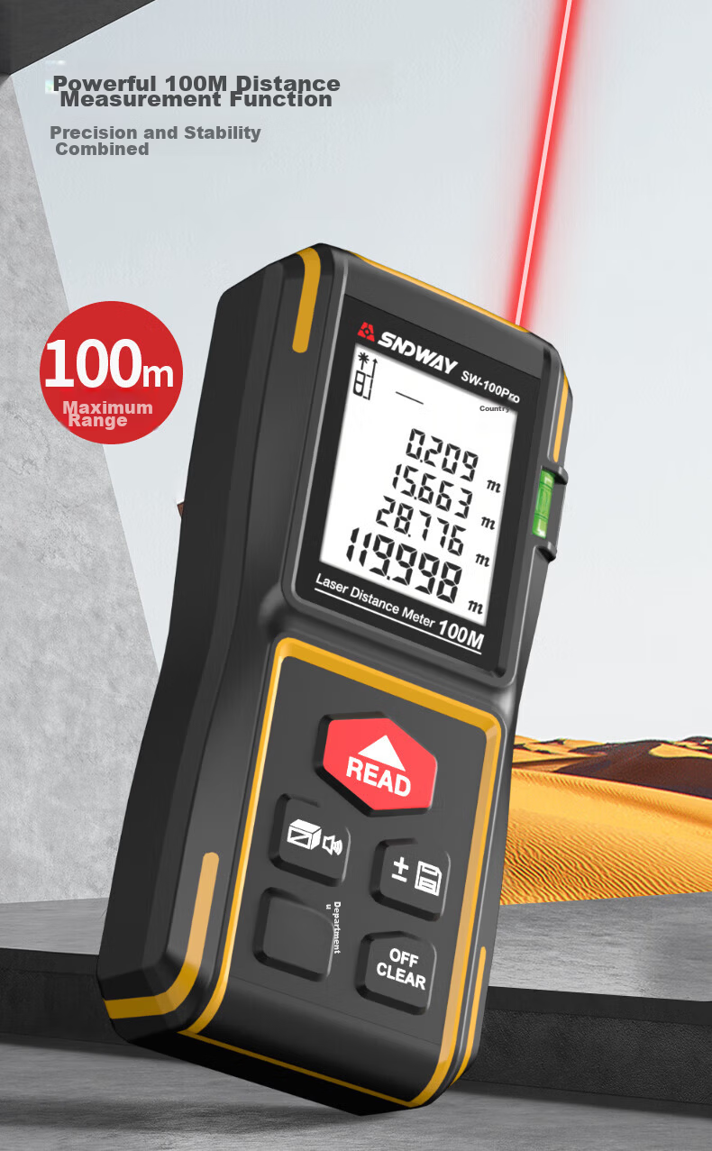 SNDWAY Infrared Laser Distance Meter High-Precision Handheld Electronic Measuring Device 2