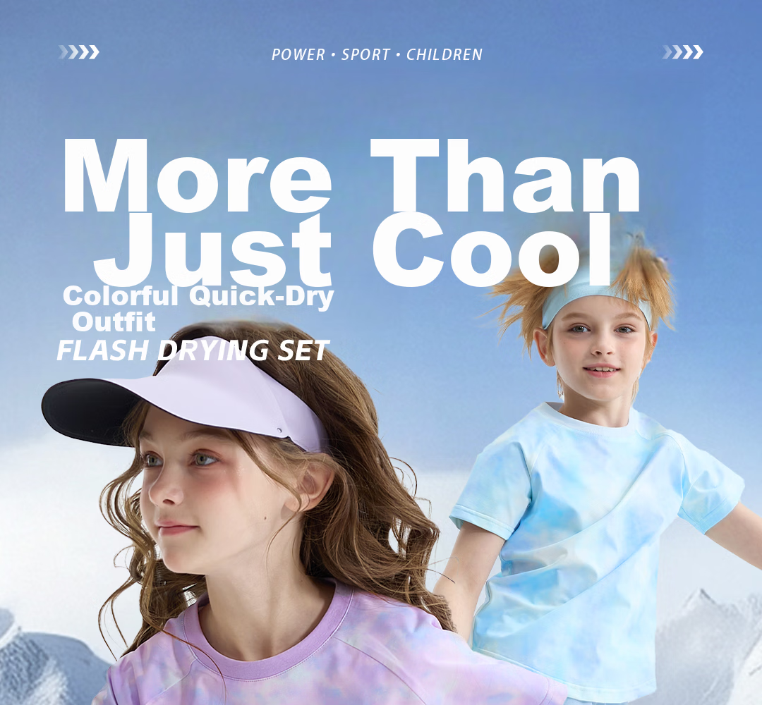 Disney Kids Quick-Dry Summer Set Loose Cool T-Shirt and Mosquito-Repellent Pants for Girls 1