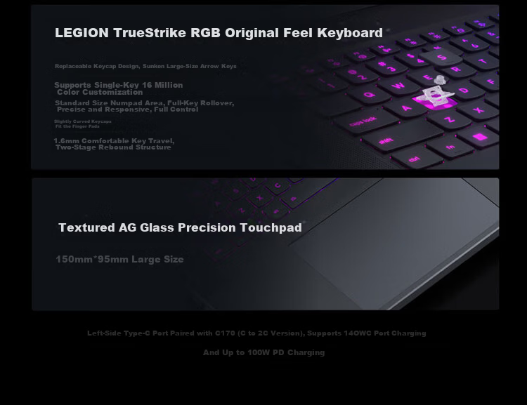 Lenovo Legion Creator Personal AI Mobile Workstation Laptop (Ultra9 290HX Plus 192G4T RTX5090 4K 240Hz Glasses-Free 3D) 18