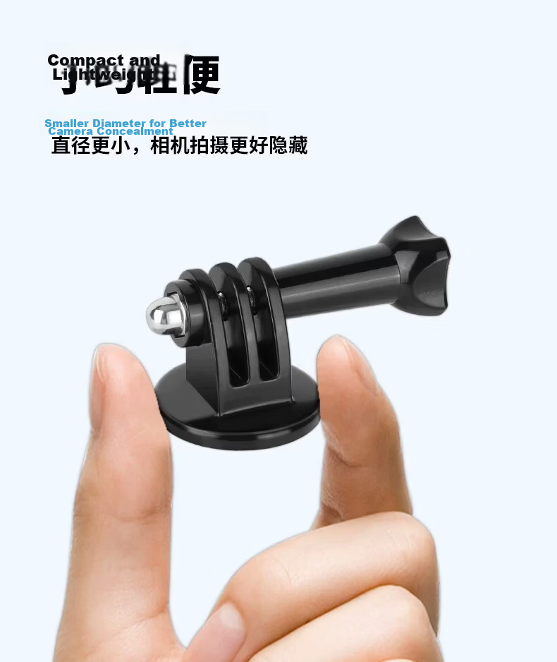 CHENSONG Universal 1/4" Adapter Mount for Sports Cameras Compatible with DJI Action 6/5 Pro/4/3 and GoPro 13/12/11/10/9 2