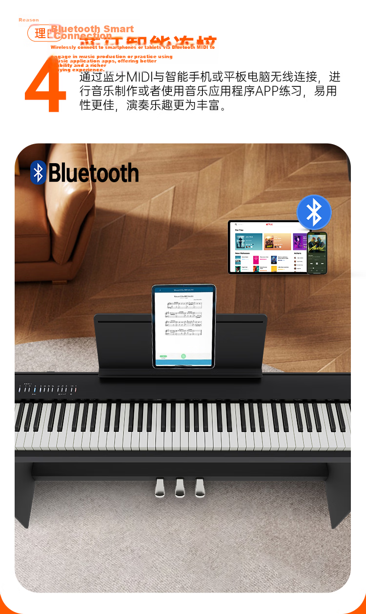 Roland FRP-C1 Weighted Hammer Digital Piano LX/GP Series Sound Source Adult Children Beginner Entry Flagship New Model 9