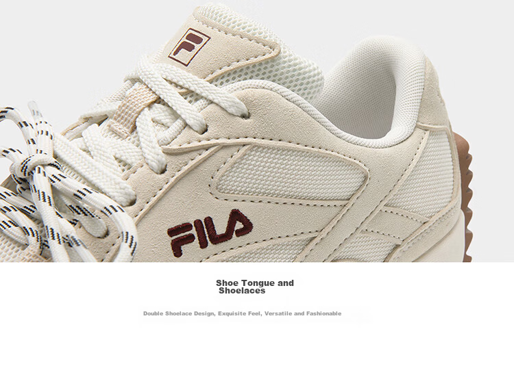 FILA Fila Agan Shoes [Yang Mi Same Style] Women's 2026 Spring Wisteria Shoes VITE Simple Fashion Casual Shoes 40