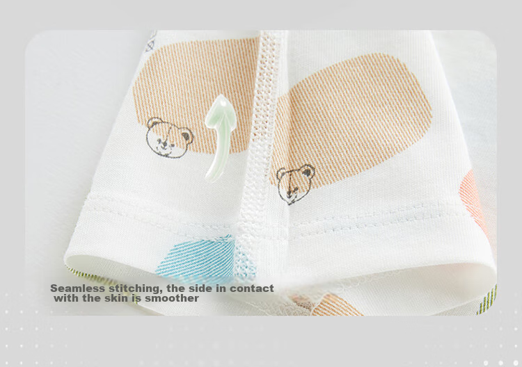 Labi Baby Kids Vest Unisex Single-Sided Cotton Belly Protection Baby Base Layer Underwear 2-Pack Uniform Color Size 80 8