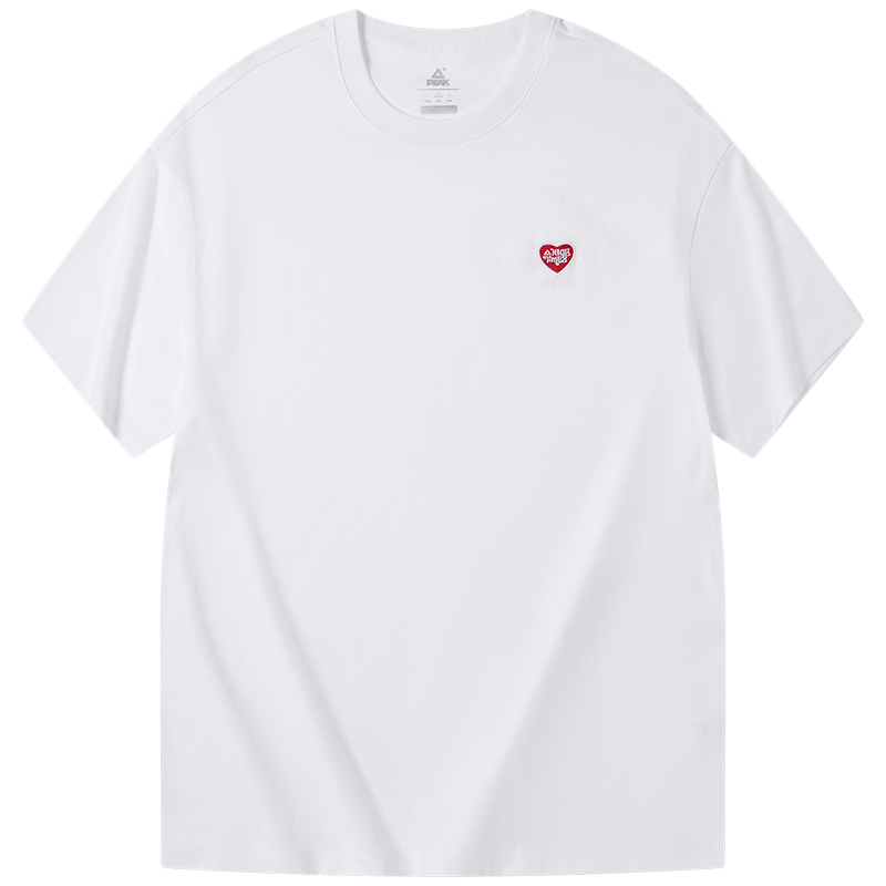 Peak Men's Summer Short Sleeve Pure Cotton Casual Loose Breathable Outdoor Xinjiang Cotton Sports Base T-Shirt DF652430