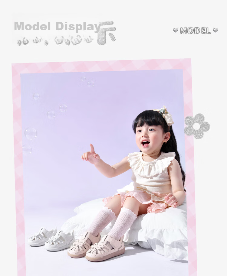 Mutong Toddler Girls Summer Sandals 26 Original Little Fairy Butterfly Princess Shoes Soft Sole Baby Walking Shoes Soft Mist Pink 23 32