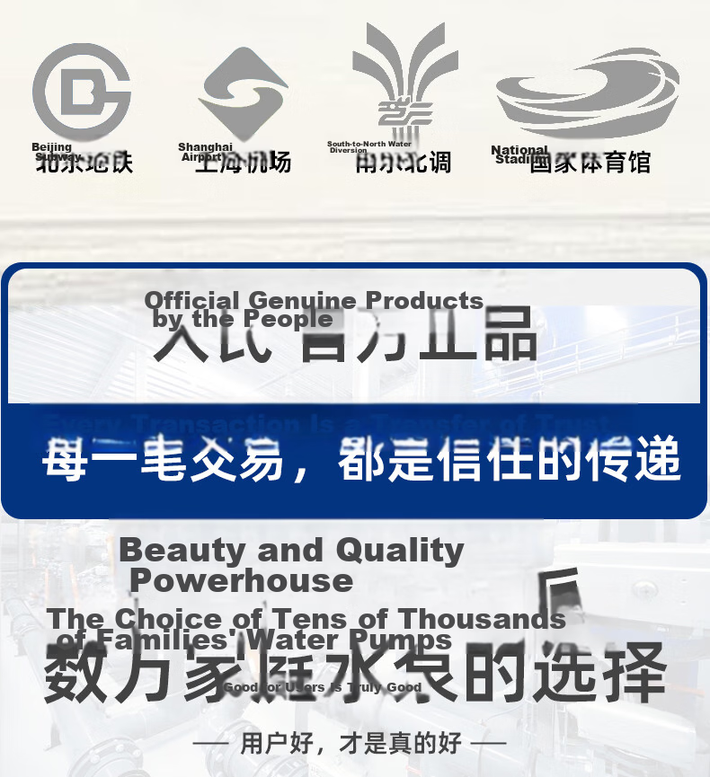 People Stainless Steel 1100W Deep Well Pump 220V High Lift Large Flow Water Pump Submersible Pump for Deep Wells Agricultural Use 2