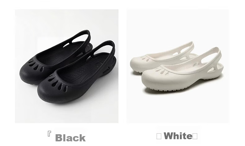 YUZHAOLIN Nurse Shoes Flat Hole Sandals Open Toe Beach Garden Outdoor Slippers YH101 7