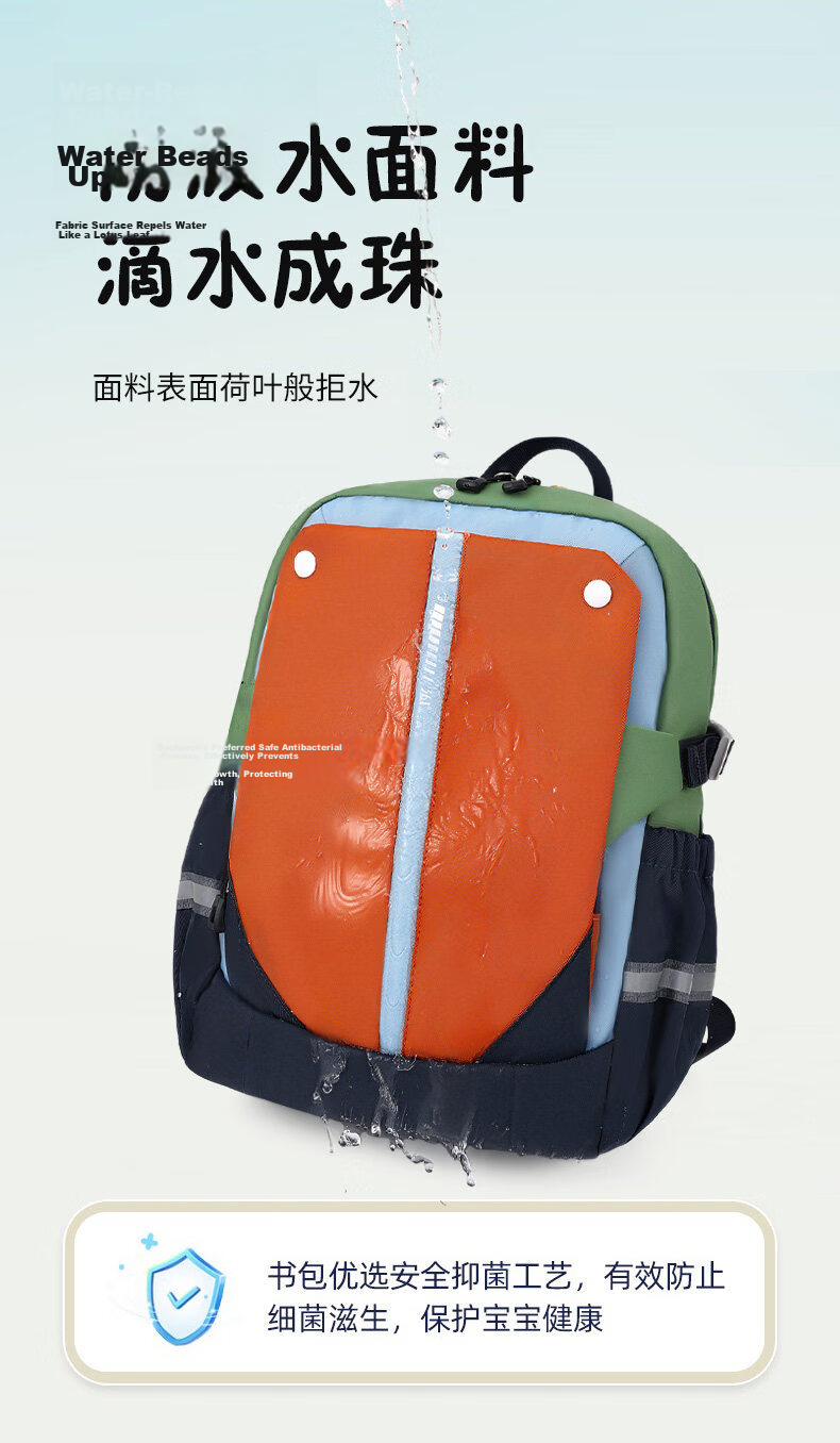 361° Backpack for Boys and Girls Kindergarten to Grade 3 Lightweight Outdoor Travel School Bag Shoulder Bag 8