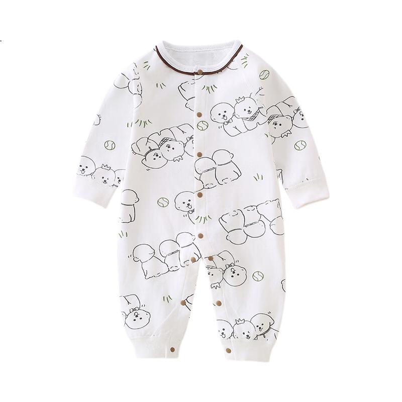 Baby Infant Cotton Jumpsuit Spring Autumn Newborn Long Sleeve Romper Four Seasons