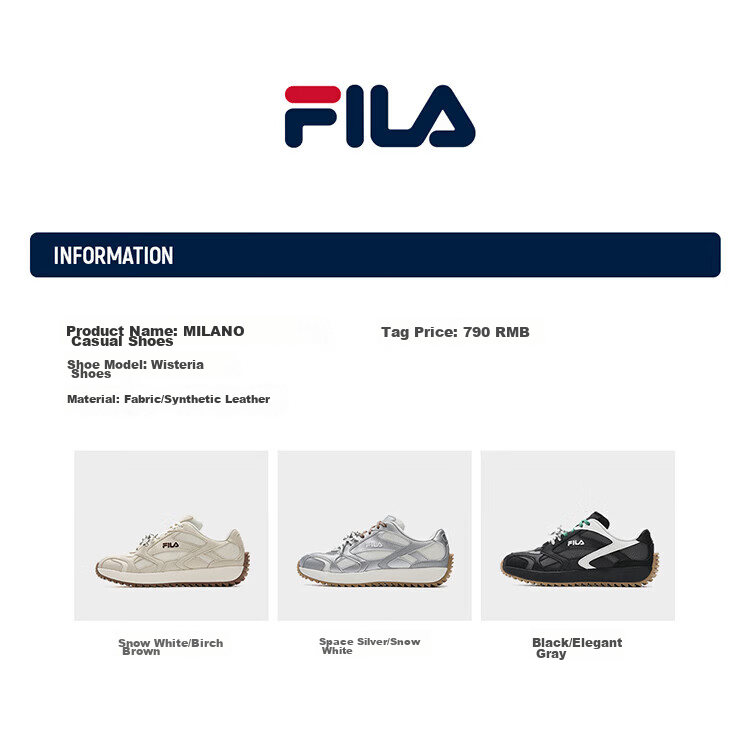 FILA Fila Agan Shoes [Yang Mi Same Style] Women's 2026 Spring Wisteria Shoes VITE Simple Fashion Casual Shoes 12