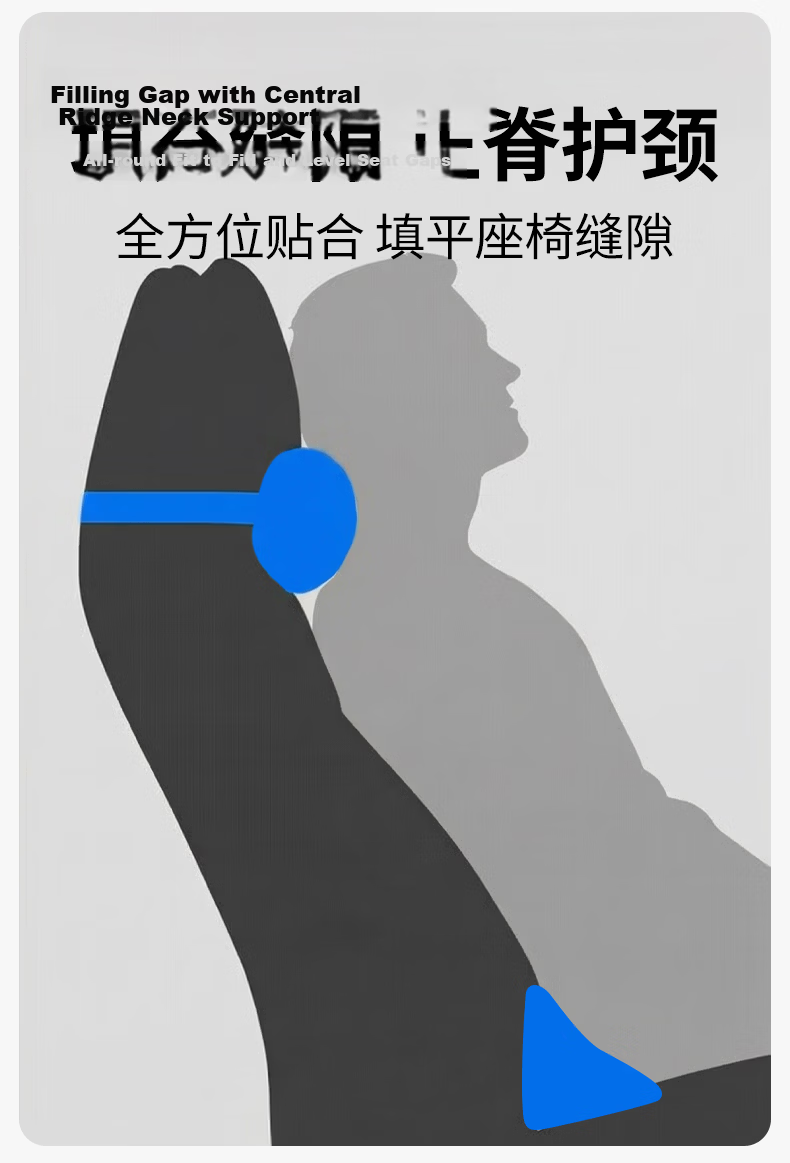MINISO Car Gap Headrest Lumbar Support Neck Pillow Waist Cushion Automotive Accessories 13