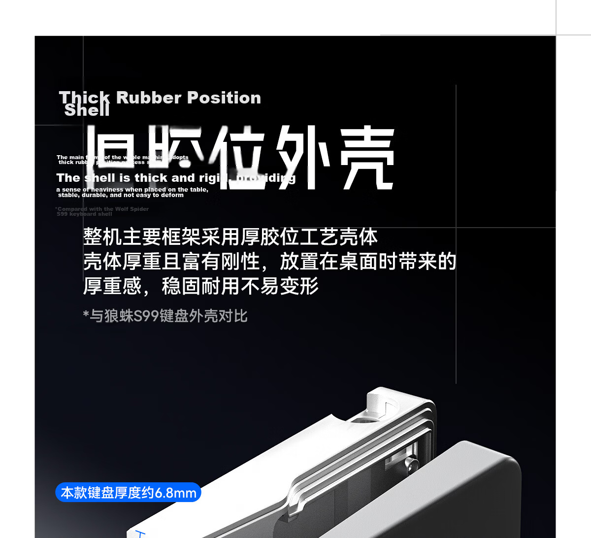 AULA Nova98 Gasket Structure Mechanical Keyboard Custom Dual 8K Tri-Mode Wireless Wired Bluetooth 99-Key Hot-Swappable Gaming Office Moon Rock Gray 13