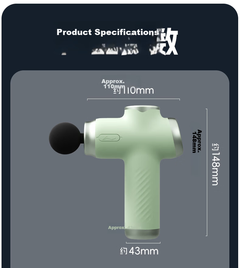 LI-NING Fascia Gun Massager for Shoulder, Neck, Waist, Back, Full Body Muscle Relaxation, Professional Sports Massage Hammer, Gift for Parents, Partner, Holiday and Birthday Gift, Neck Massager Gun 36