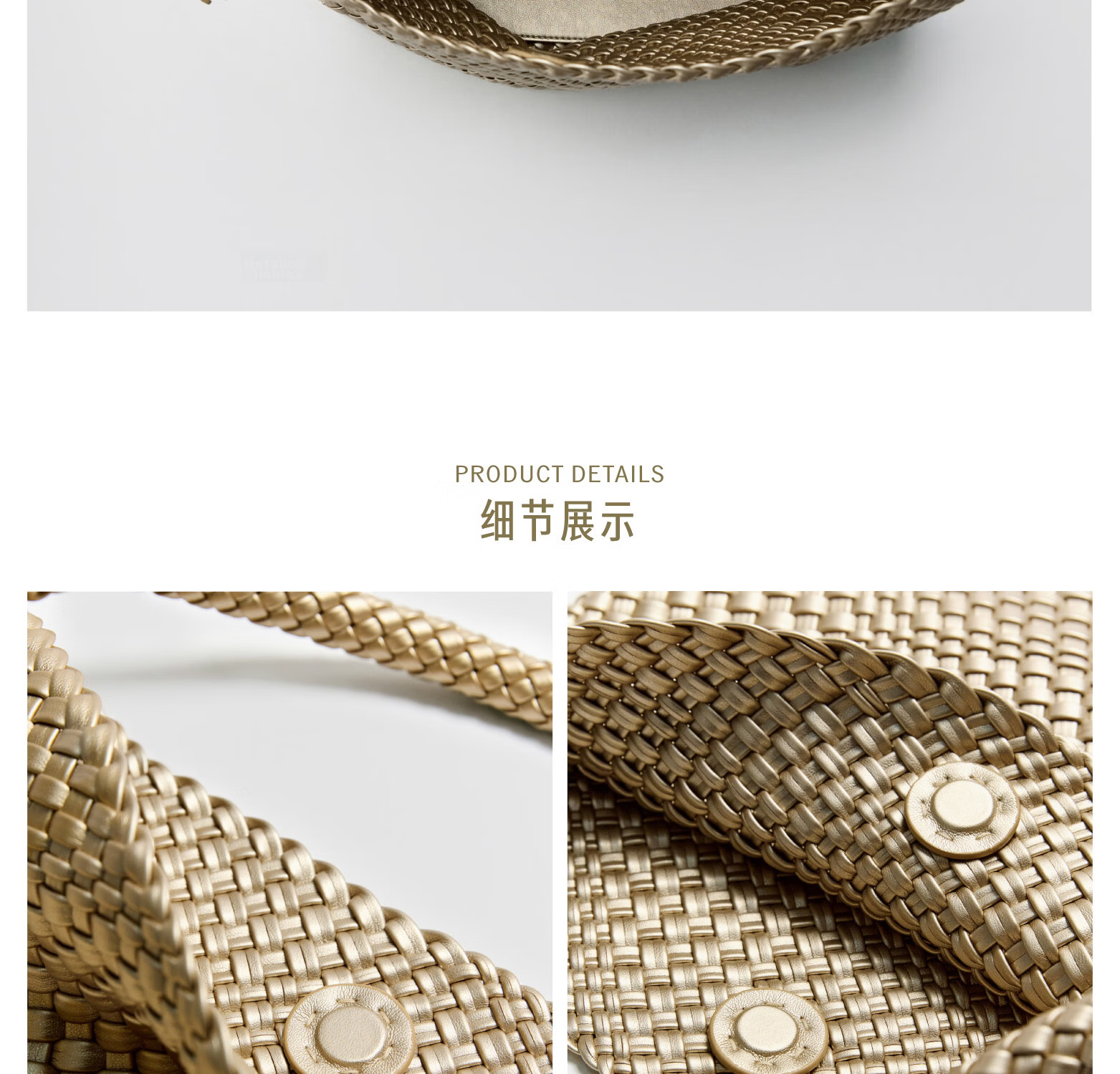 ECODAY Women's Original Design Classic Woven Large Capacity Tote Commuter Shoulder Bag Birthday 520 Gift 9