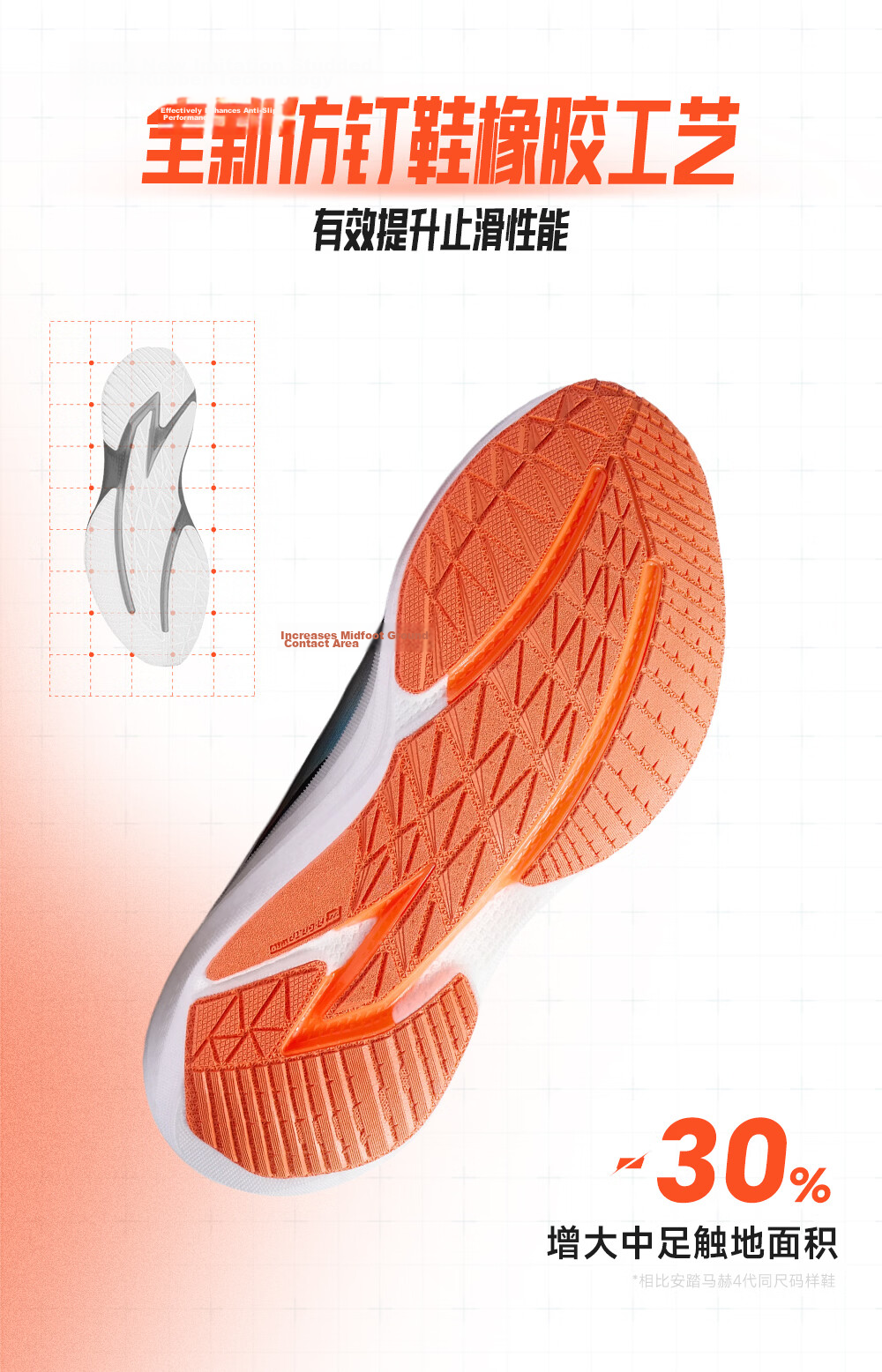 Anta Mach 5 Kids Sports Shoes 2026 Boys Youth Competition Professional Running Shoes 312525521H 14