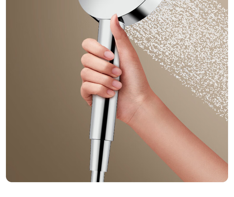 JOMOO Handheld Shower Head Bathroom High-Pressure Water Spray Three-Function Home Descaling Shower Sprayer 18