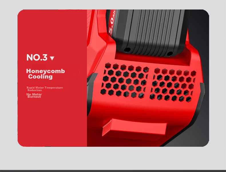 DELIXI ELECTRIC Cordless Blower High-Power Industrial Wireless Dust Blower Lithium Battery Storm Gun 6.0Ah 31