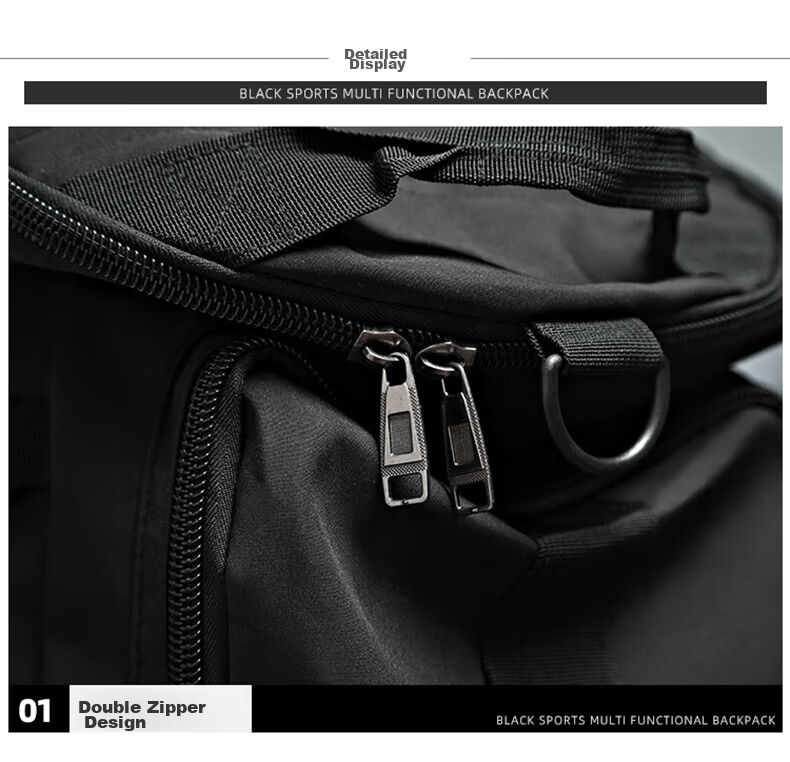 Warrior Men's Travel Bag Large Capacity Multifunctional Commuter Short Trip Business Luggage Handheld Crossbody Gym Bag 8